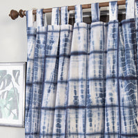 shibori door curtain