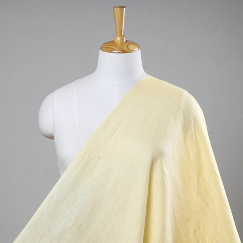 Yellow Bhagalpuri Handloom Pure Linen Fabric