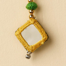 Yellow Banjara Embroidery Handmade Keychain 