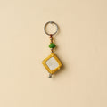 Yellow Banjara Embroidery Handmade Keychain 