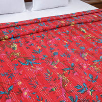 kantha double bed cover