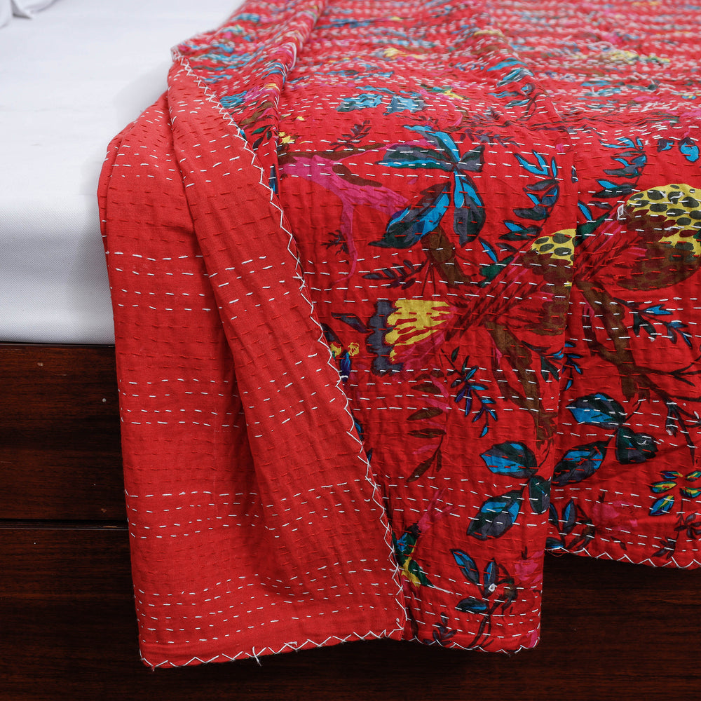 kantha double bed cover