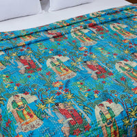 kantha double bed cover