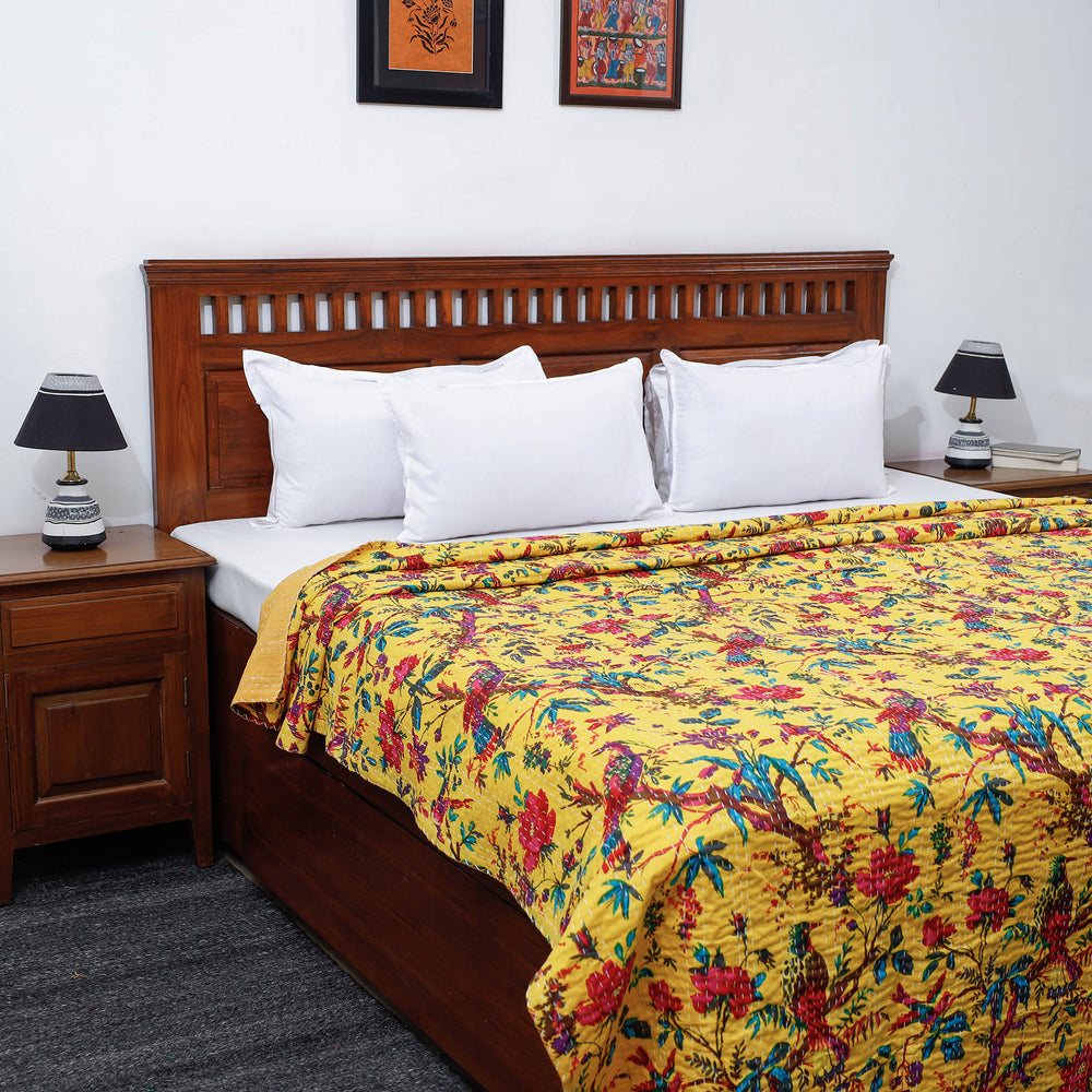 jaipur print double bed cover