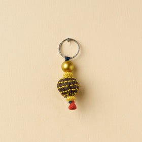 Yellow Banjara Embroidery Handmade Keychain 