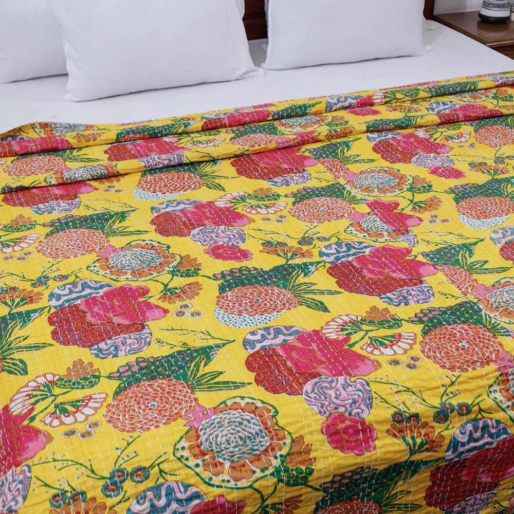 jaipur print double bed cover