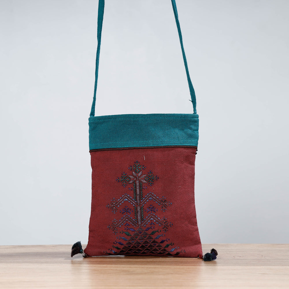 Embroidery Sling Bag