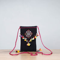 embroidery mobile sling pouch