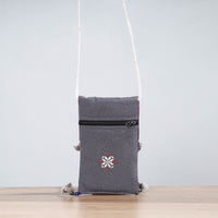 embroidery mobile sling pouch 