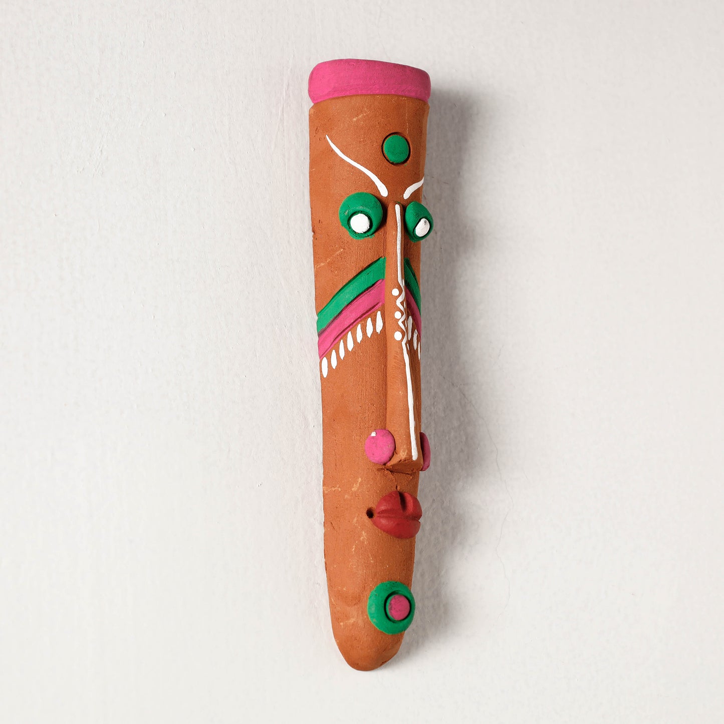 Handmade & Handpainted Terracotta Decorative Mask Wall Hanging