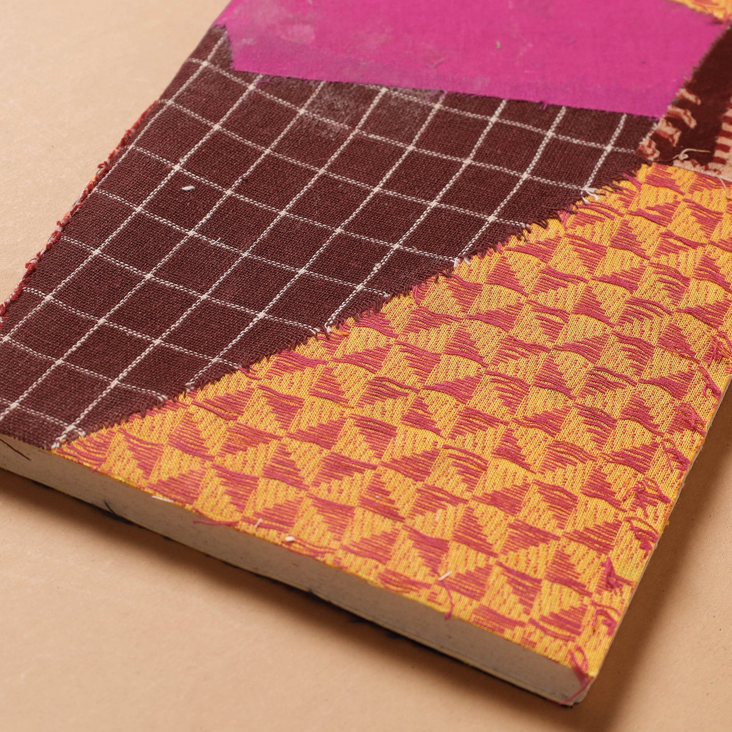 Patchwork Fabric Cover Handmade Paper Notebook