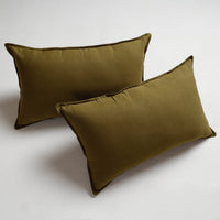 plain cotton pillow covers