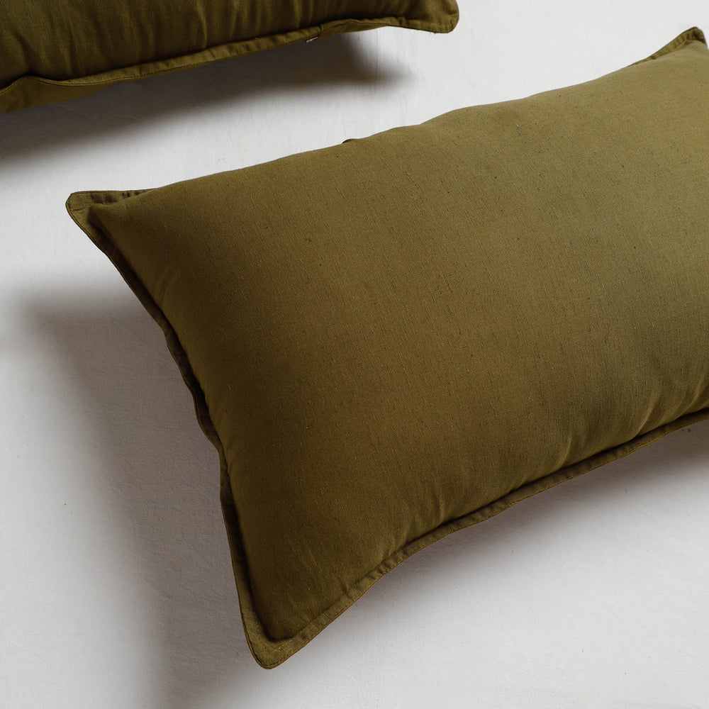 plain cotton pillow covers