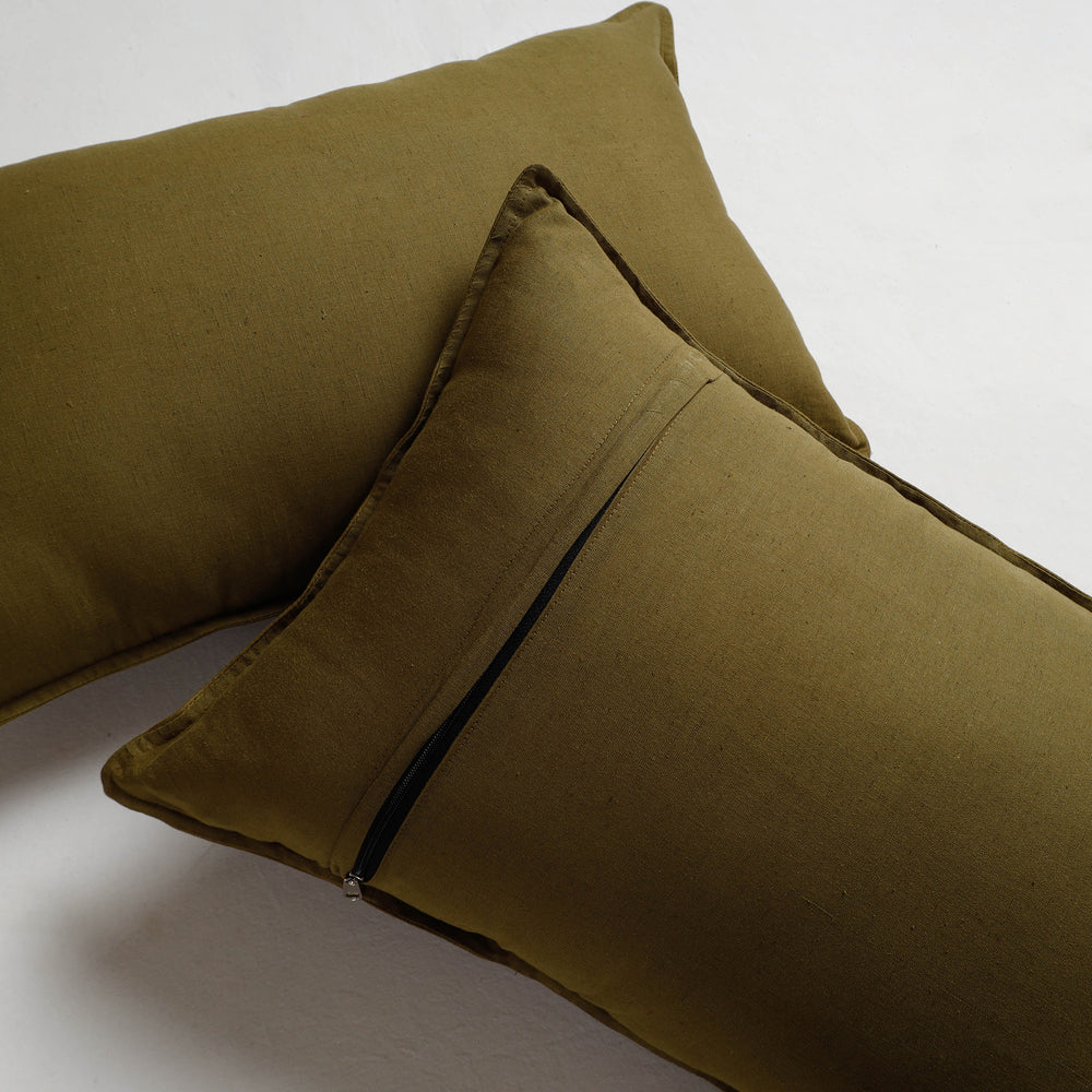 plain cotton pillow covers