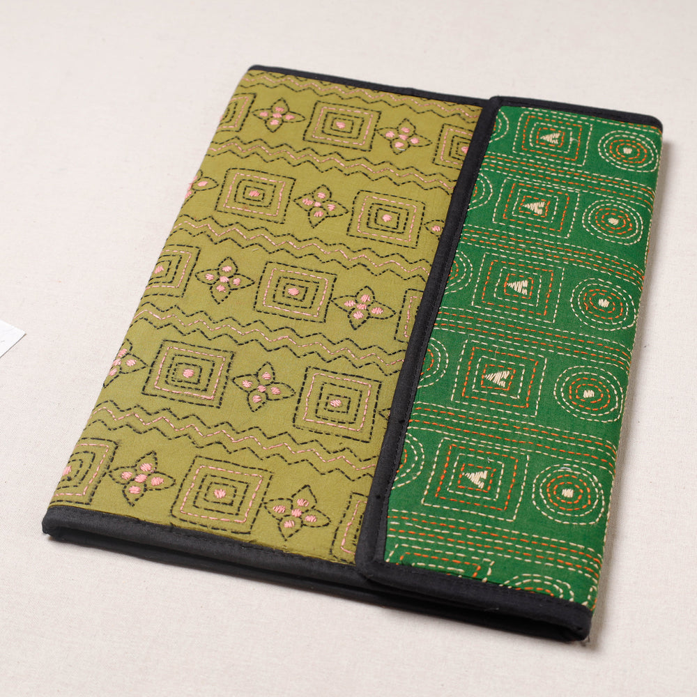 Bengal Kantha Work Handcrafted File Folder