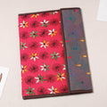 Pink Bengal Kantha Work Handcrafted File Folder 