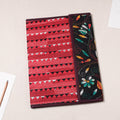 Red Bengal Kantha Work Handcrafted File Folder 