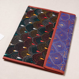 Multicolor Bengal Kantha Work Handcrafted File Folder 