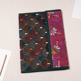 Multicolor Bengal Kantha Work Handcrafted File Folder 