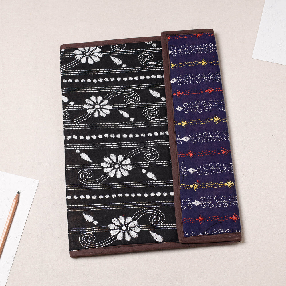 Bengal Kantha Work Handcrafted File Folder