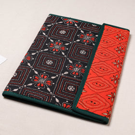 Black Bengal Kantha Work Handcrafted File Folder 