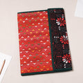 Red Bengal Kantha Work Handcrafted File Folder 