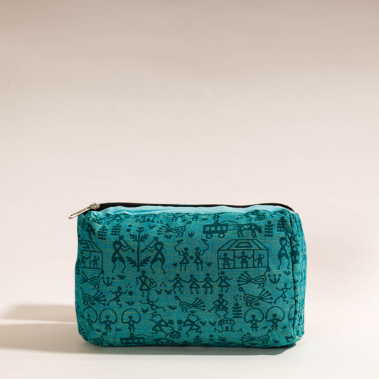 Handmade Cotton Fabric Cosmetic/Toilet Pouch