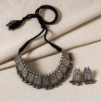 oxidised necklace set