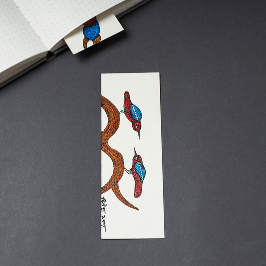 Gond Folk Art Paper Bookmark