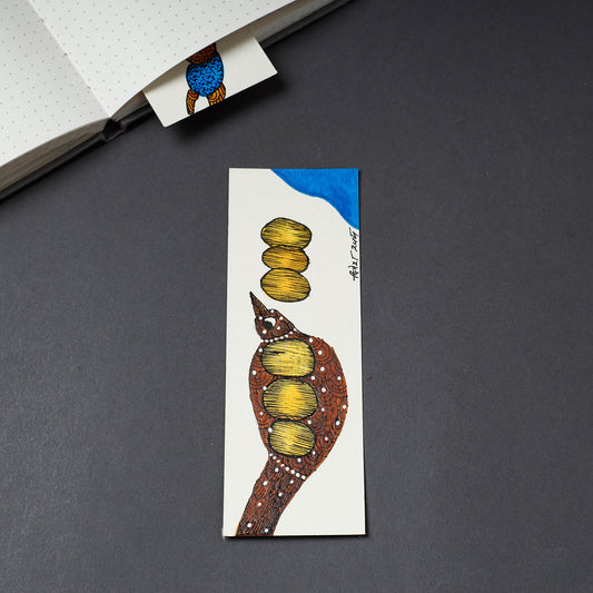 Gond Folk Art Paper Bookmark