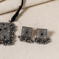 oxidised necklace set