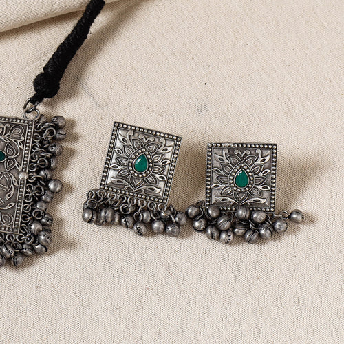 oxidised necklace set