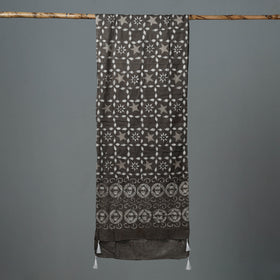 Buy Bagru Block Printed Tagai Work Cotton Stole with Tassels Online at iTokri.com