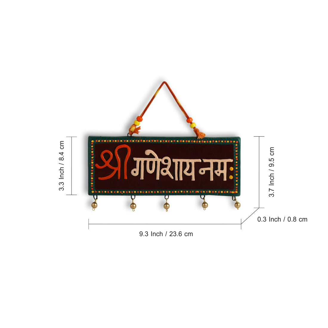 ganesh mantra wall hanging