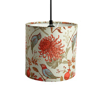 Chirping Birds' Hanging Pendant Lamp Shade (8.1 Inches, Handcrafted)