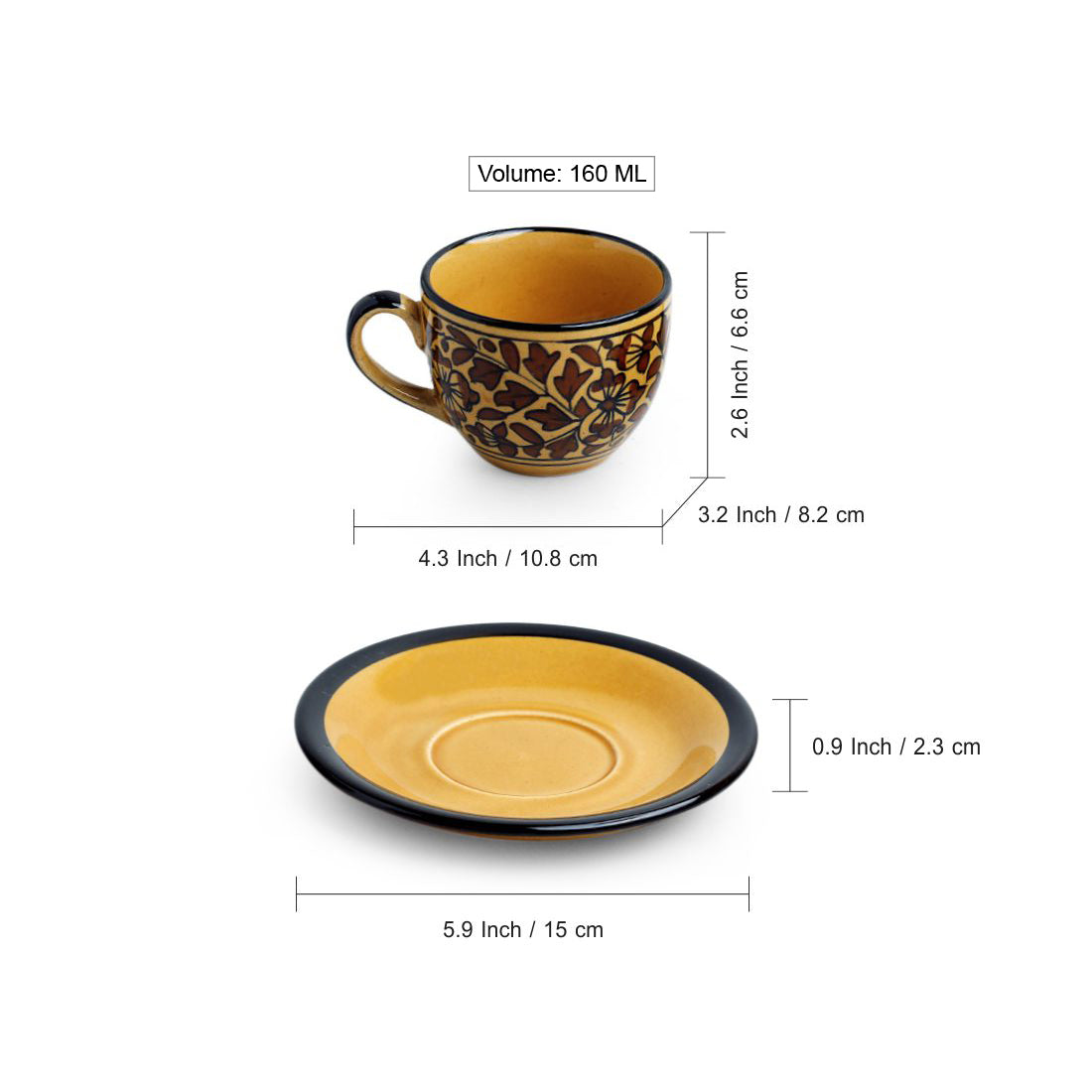 Ceramic Coffee & Tea Cups