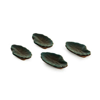 'Amber & Teal' Studio Pottery Chopstick Rests In Ceramic (Set Of 4)