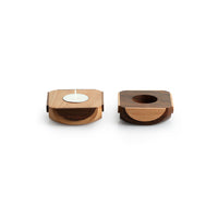 'Jugnu Chakori' Wooden Tea Light Holder (Set of 2)