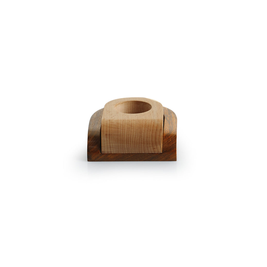 'Jugnu U' Wooden Tea Light Holder