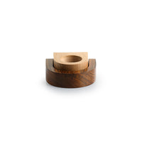 'Jugnu U' Wooden Tea Light Holder