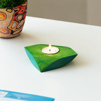 'Jugnu Heera' Wooden Tea Light Holder