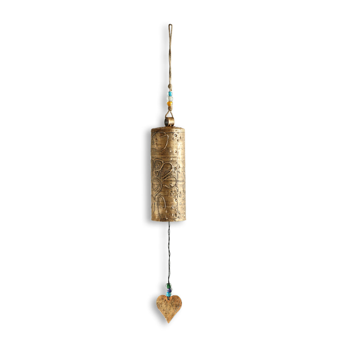 Sonorous Ghantadi' Kutch Decorative Hanging Wind Chime (Golden)