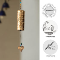 Sonorous Ghantadi' Kutch Decorative Hanging Wind Chime (Golden)