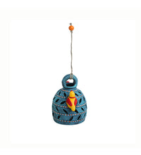 Beautiful Birdies Handmade Terracotta Garden Decorative Hanging (Set Of 2)