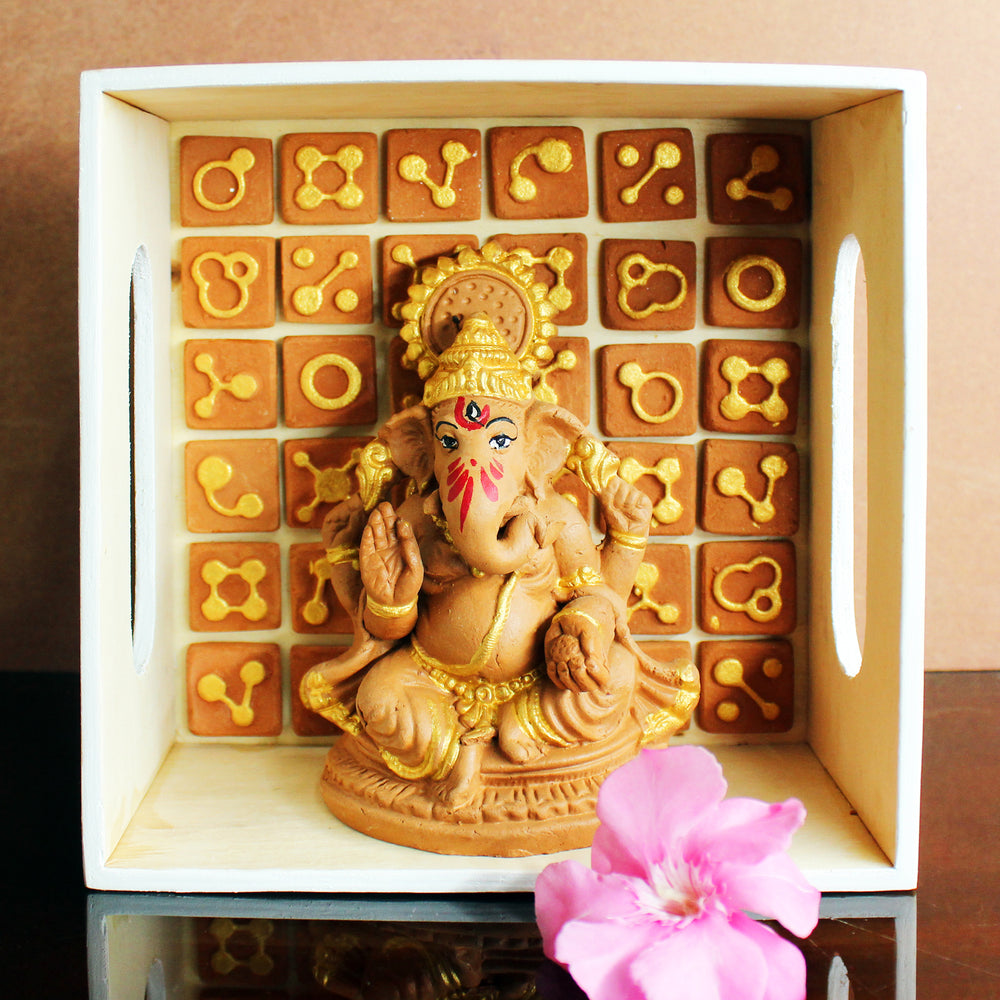 Terracotta Ganesha Idol