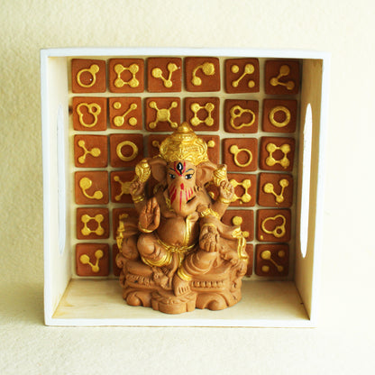 Handcrafted Terracotta Lord Ganesha Idol for Gifting