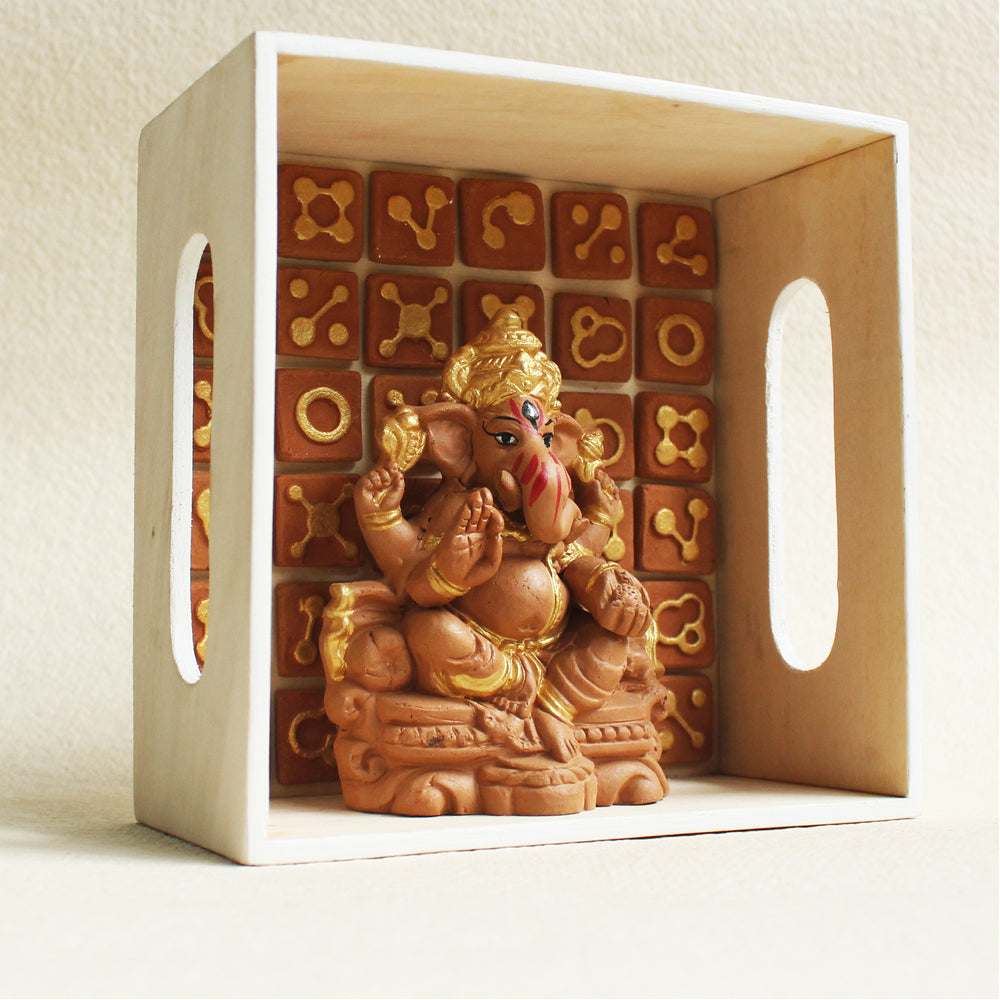 Terracotta Ganesha Idol 