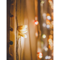 Home Decor LED String Lights ~ Yellow Lily Bougainvillea