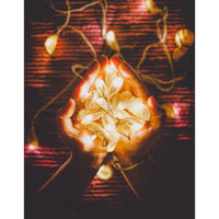 Home Decor LED String Lights ~ Yellow Lily Bougainvillea