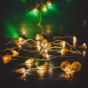Lily Bougainvillea - Handmade Crochet LED String Light for Home Decor 05